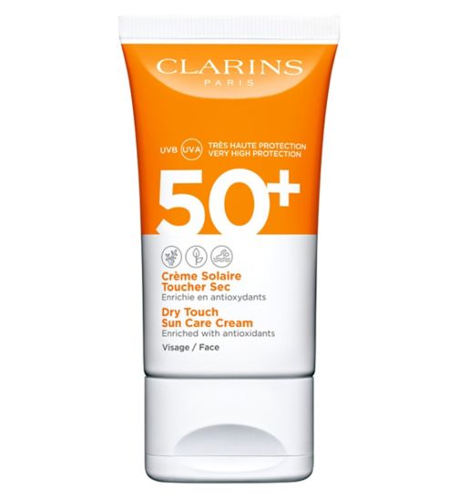 Clarins Dry Touch Face Sun Care Cream SPF50+ 50ml