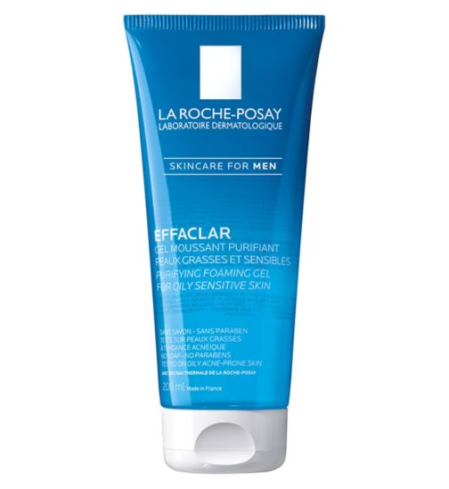 La Roche-Posay For Men Effaclar Purifying Gel Face Wash Oily Skin 200ml