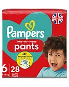 Huggies Pull-Ups Explorers Girls Nappy Pants, Size 3-4 (9-18 mths