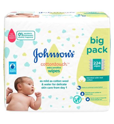 johnson's baby wipes boots