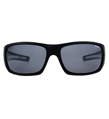 O'Neill Sunglasses Zepol  - Matte Black and Silver Mirror Frame