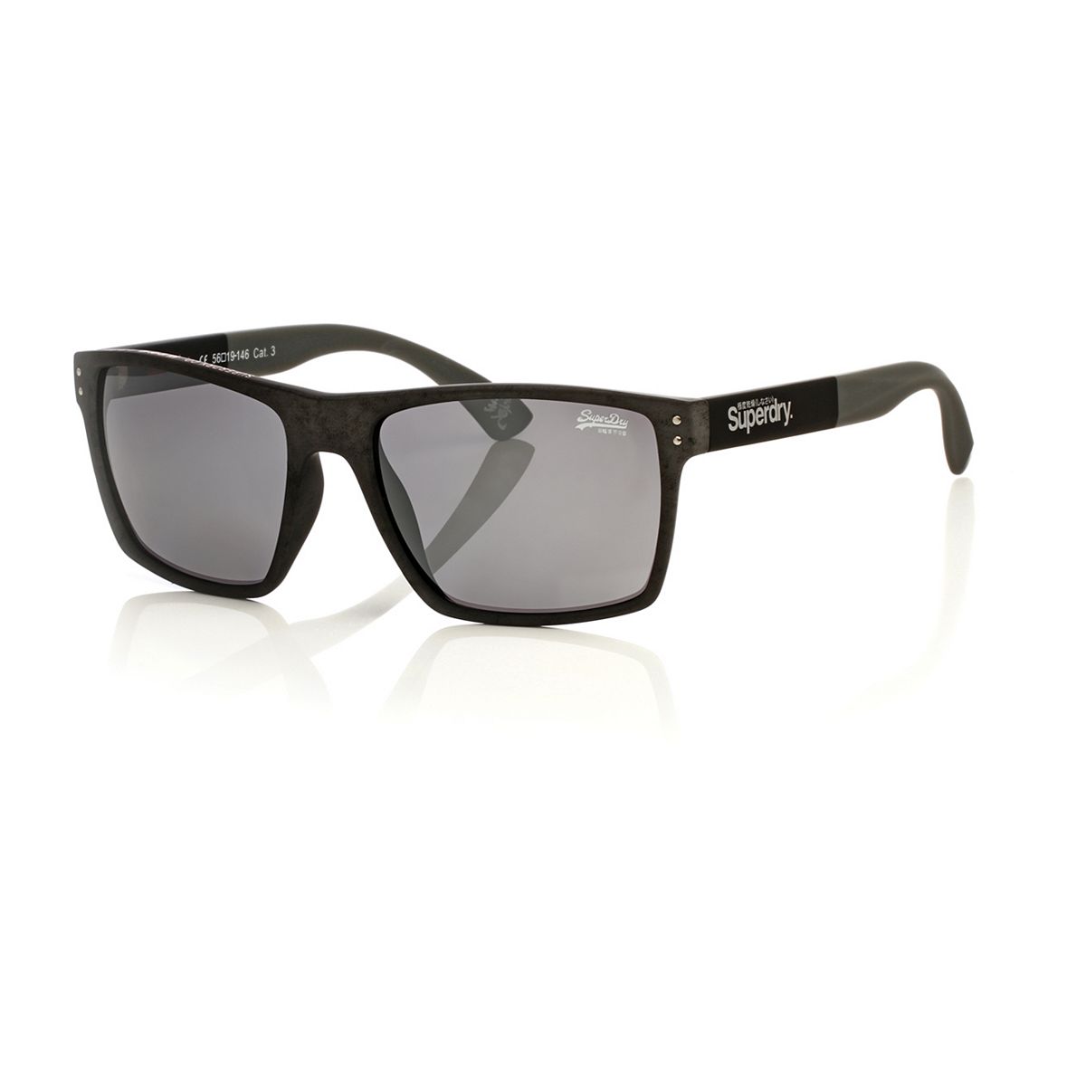 Superdry Kobe Sunglasses - Grey And Black Frame Multicolor