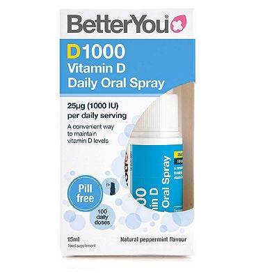 Click to view product details and reviews for Betteryou Vitamin D 1000iu Daily Oral Spray 15ml.
