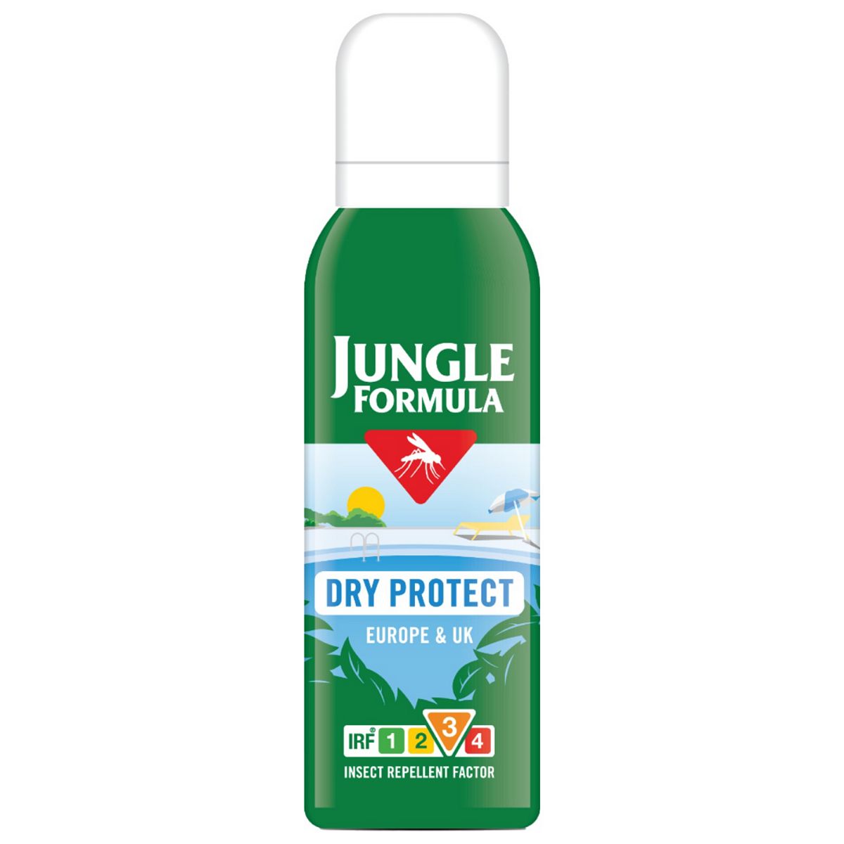 Jungle Formula Dry Protect Insect Repellent Aerosol Spray 125ml