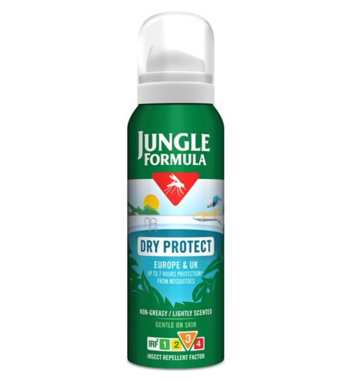 Jungle Formula Dry Protect Aerosol Insect Repellent 125ml