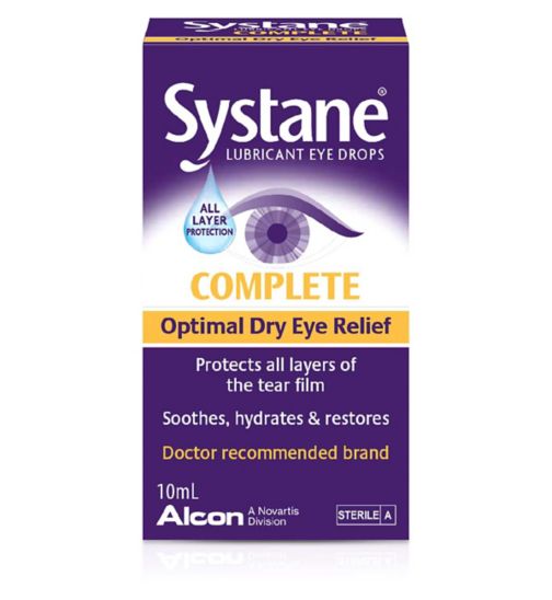 Systane Complete Lubricating Eye Drops for dry eyes - 10ml