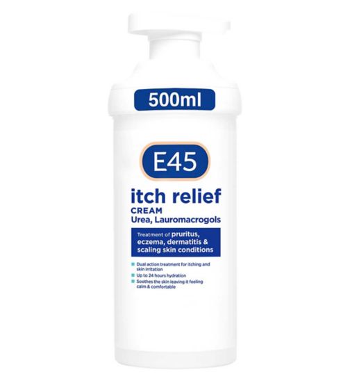 E45 Itch Relief Cream for Eczema & Itchy Skin - 500g