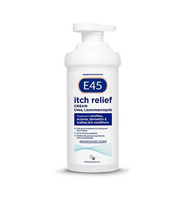 E45 Itch Relief Cream for Itchy, Irritated and Eczema Prone Skin - 500g Pump