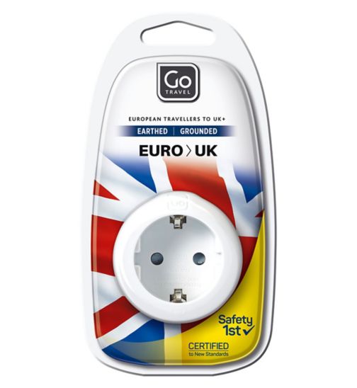 Go Travel EU - UK Adaptor