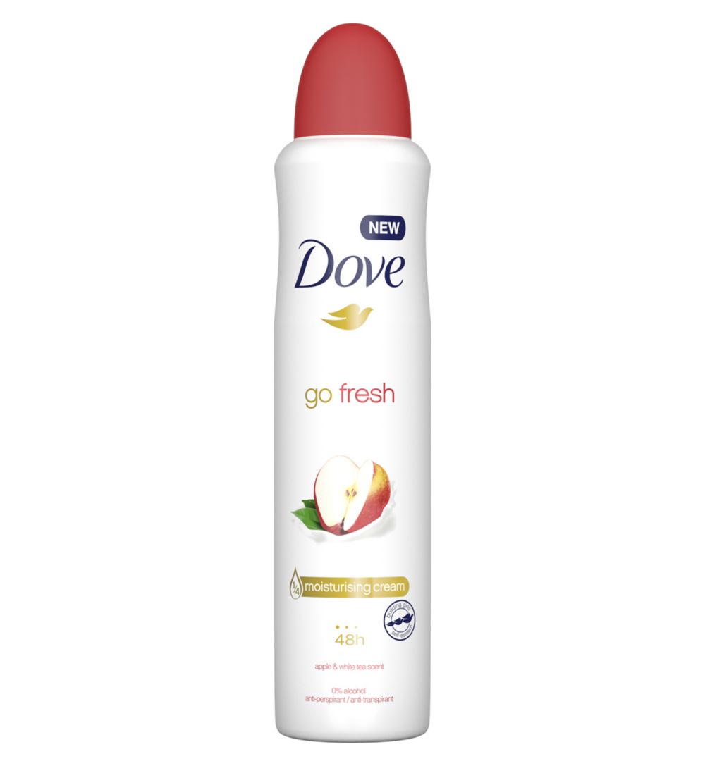 بخاخ مزيل عرق دوف النسائي جو فريش التفاح - 250 مل — SHD-0111-GO-FRESH-APPLE