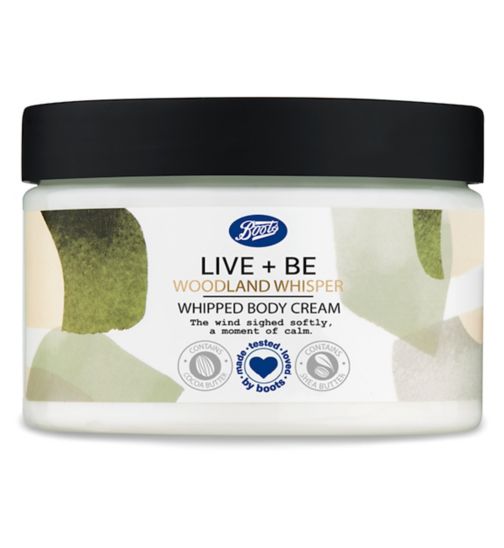 Boots Live + Be Woodland Whisper Body Souffle