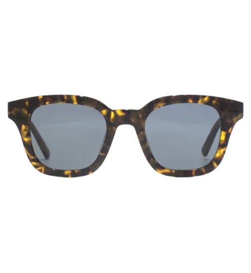 French Connection Premium Sunglass Chunky square flat acetate frame