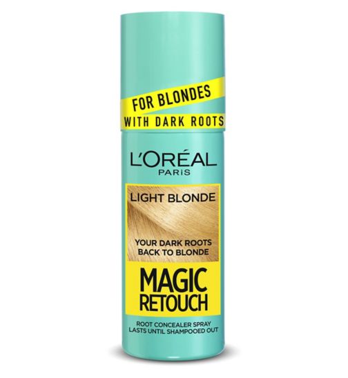 L’Oreal Paris Magic Retouch Light Blonde Root Touch Up, Temporary Instant  Root Concealer Spray With Easy Application, 75ml