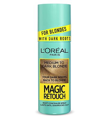 LOreal Paris Magic Retouch Medium to Dark Blonde Blonde Root Touch Up, Temporary Root Concealer Spra