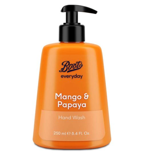 Boots everyday mango & papaya hand wash 250ml