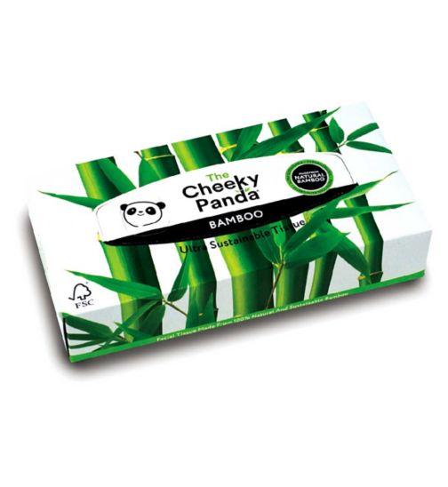The Cheeky PandaBamboo Facial Tissue Flat Box12 x 1 box 