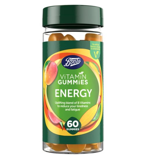 Boots Vitamin Gummies Energy - 60 Mango Gummies