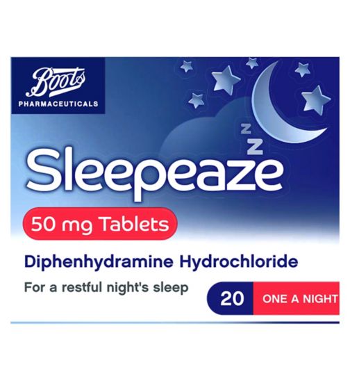 Boots Sleepeaze Tablets 50 mg - 20s