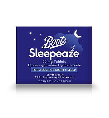 Boots Sleepeaze Tablets 50 mg - 20s