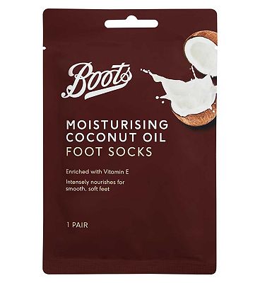 Boots Moisturising Coconut Oil Foot Socks