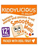 Kiddylicious Smoothie Melts, banana, mango & passion fruit, infant snack, 12months+, 6g