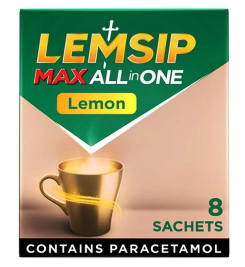 Lemsip Max All in One Lemon - 8 Sachets