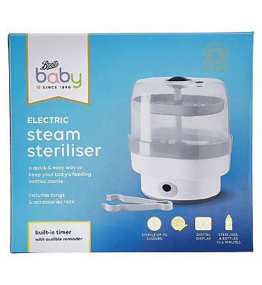 Electric store bottle steamer