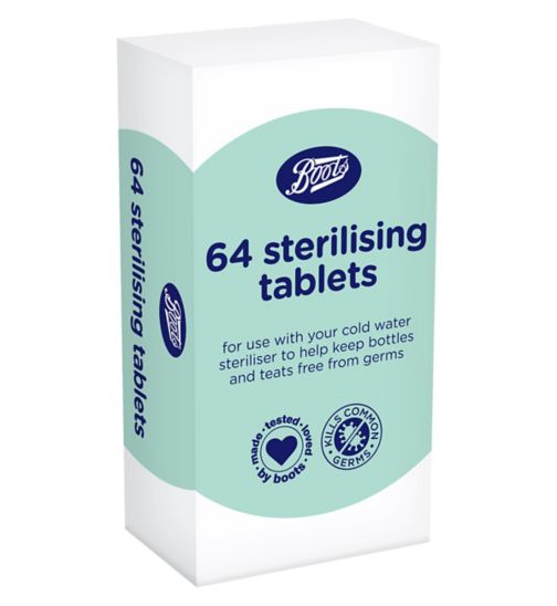 Boots Baby Sterilising Tablets 64s