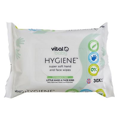 Vital Baby Hygiene Super Soft Hand & Face Wipes Fragrance Free Review