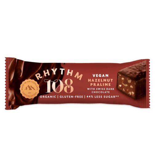 Rhythm108 Hazelnut Praline Chocolate Bar - 33g