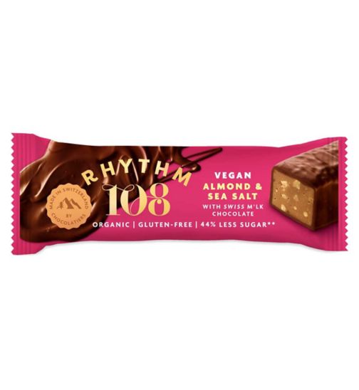 Rhythm108 Sweet'N Salty Almond Chocolate Bar - 33g