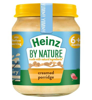 Heinz By Nature Creamed Porridge Jar, 4+ Months