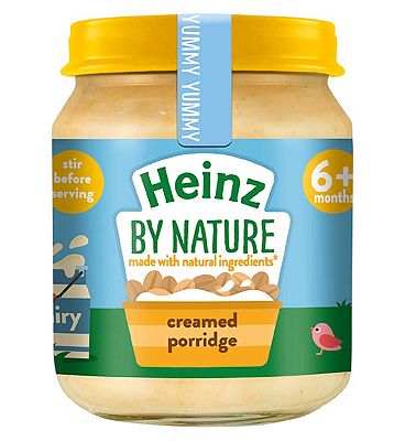 Heinz By Nature Creamed Porridge Jar, 6+ Months