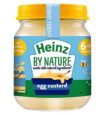 Heinz By Nature Egg Custard Jar, 6+ Months