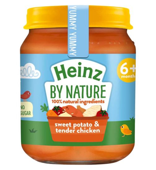 Heinz By Nature Sweet Potato & Tender Chicken, 6+ Months