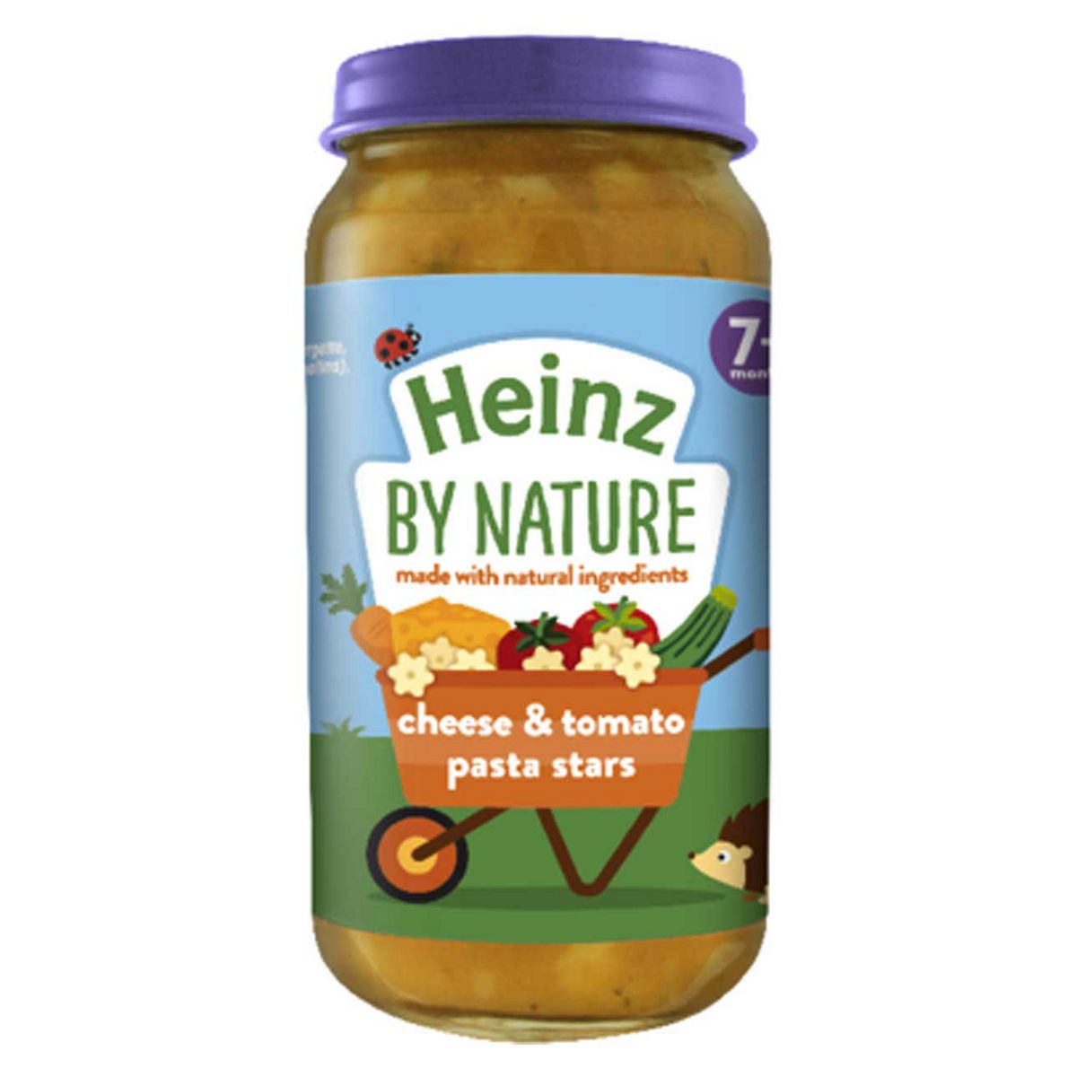 Heinz By Nature Cheese And Tomato Pasta Stars Jar, 7+ Months