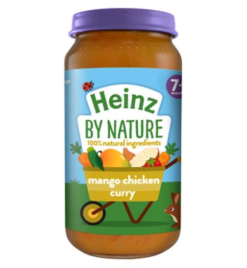 Heinz By Nature Mango Chicken Curry Jar, 7+ Months