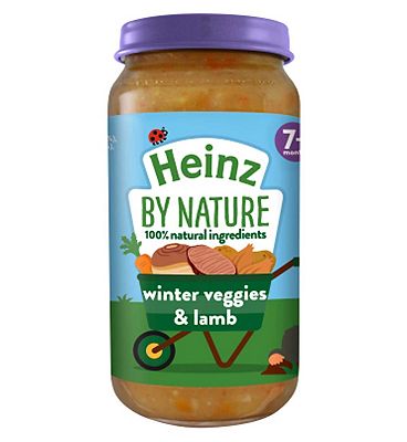 Heinz By Nature Winter Veggies & Lamb Jar, 7+ Months
