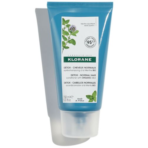Klorane Detox Conditioner with Organic Aquatic Mint for Pollution-Exposed Hair 150ml
