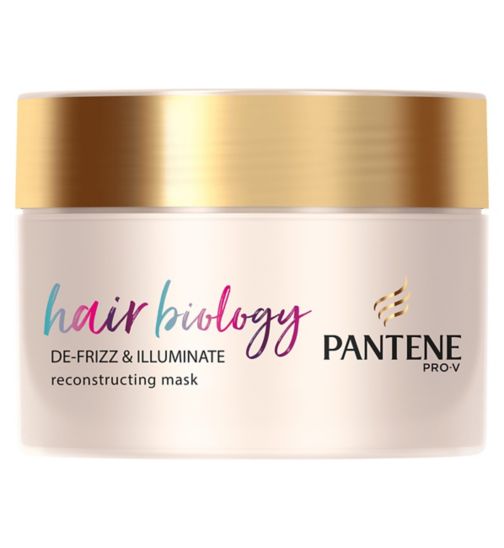 Pantene Hair Biology Hair Mask De-frizz & Illuminate 160ml