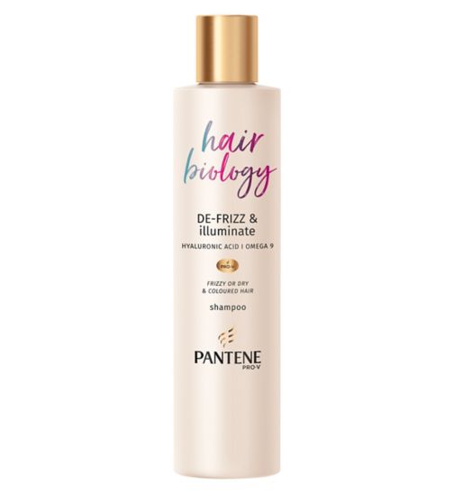 Pantene Hair Biology Shampoo De-frizz & Illuminate 250ml