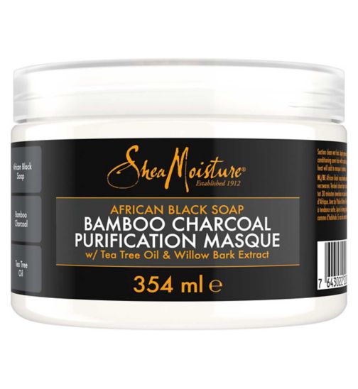 Sheamoisture  African Black Soap Bamboo Charcoal Purification Masque 354 ML