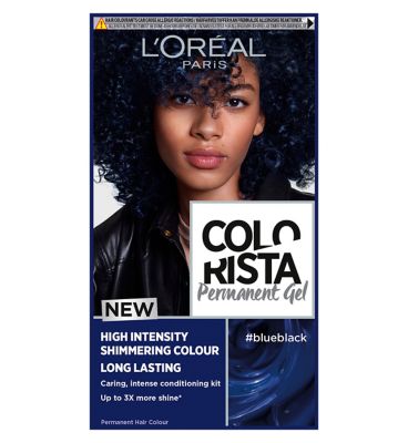 L Oreal Colorista Blue Black Permanent Hair Dye Gel High Intensity Permanent Hair Colour Boots Ireland