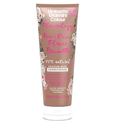 Umberto Giannini Flowerology Iris + Rose Flower Brunette 97% Natural Colour Rich Conditioner Review