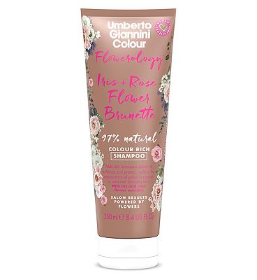 Umberto Giannini Flowerology Iris + Rose Flower Brunette 97% Natural Colour Rich Shampoo Review