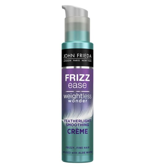 John Frieda Frizz Ease Weightless Wonder Featherlight Smoothing Crème 100ml for Frizzy & Fine Hair