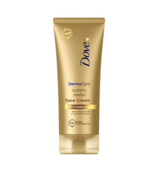 Versterker beloning Uitscheiden Dove DermaSpa Summer Revived Fair - Medium Gradual Self-Tan Face Cream 75ml  - Boots