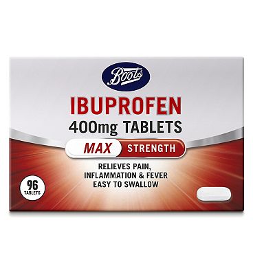 Boots Ibuprofen 400mg Tablets - 96 Tablets