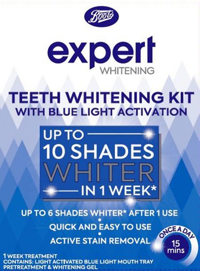 Boots Expert Teeth Whitening Kit with Blue Light Activation