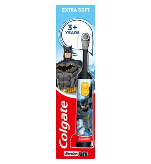 Colgate Kids Batman Extra Soft Battery Toothbrush, 3+ Years